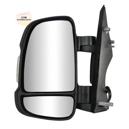 Imagem de Retrovisor ducato 18/23 boxer / jumper eletrico braco curto le (s/ sensor) (c/ desembacador)