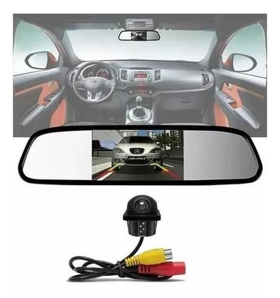 Imagem de Retrovisor e Monitor para Câmera de Ré Tomate MTM-043 - Segurança e Praticidade