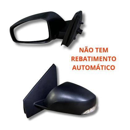 Imagem de Retrovisor elétrico fluence 2010 2011 2012 2013 2014 2015 2016 2017 2018 com pisca sem sensor