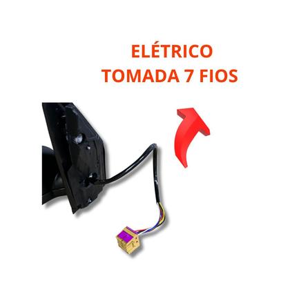 Imagem de Retrovisor eletrico polo 2008 2009 2010 2011 com pisca
