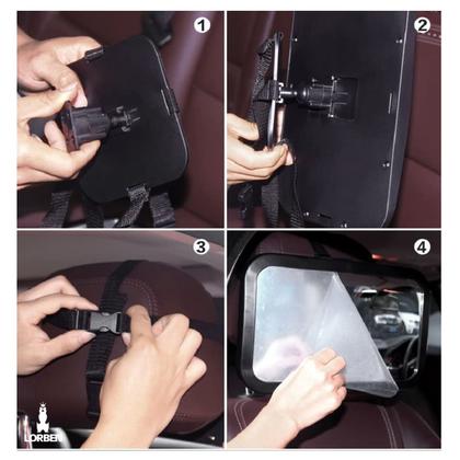 Retrovisor Espelho Bebê Banco Traseiro Carros 360 Lorben GT6030 Imagem de Retrovisor Espelho Bebê Banco Traseiro Carros 360 Lorben GT6030