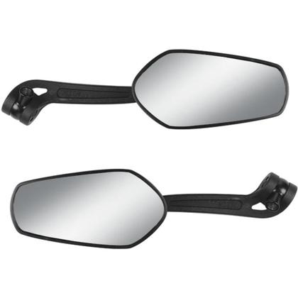 Imagem de Retrovisor Espelho Esportivo Universal - Preto Com Azul - Allen