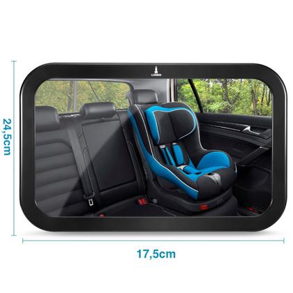 Imagem de Retrovisor Espelho Interno Infantil Lorben 360 Bebê Conforto Segurança Banco Traseiro Carros