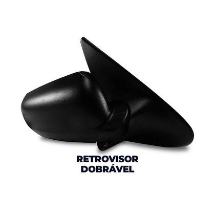Retrovisor Espelho Vw Gol G4 2006 2007 2008 4p Controle - Retrovex Imagem de Retrovisor Espelho Vw Gol G4 2006 2007 2008 4p Controle
