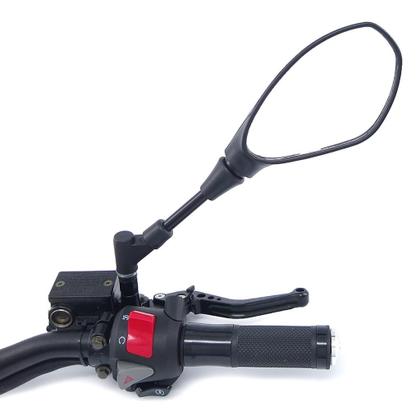 Imagem de Retrovisor Esportivo Moto Honda BMW Giro 360 Rosca