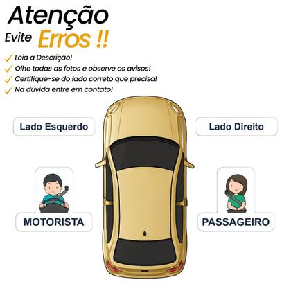 Imagem de Retrovisor Esquerdo Lado Motorista Volkswagen Gol G3 G4 2000 2001 2002 2003 a 2014 Manual com Controle 2 Portas