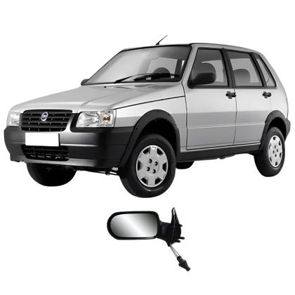 Imagem de Retrovisor Esquerdo Motorista Com Controle Uno 4 Portas