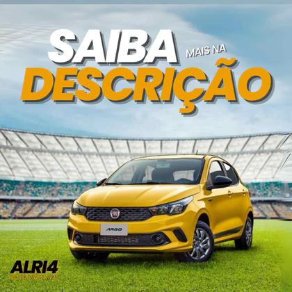 Imagem de Retrovisor Esquerdo Motorista Fiat Argo Cronos 2017 2018 2019 2020 2021 2022 2023 com Controle Interno Manual Capa Preto