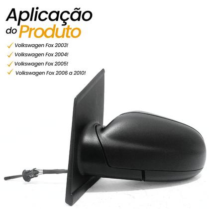 Imagem de Retrovisor Esquerdo (motorista) Volkswagen Fox 2003 2004 2005 2006 2007 2008 2009 2010