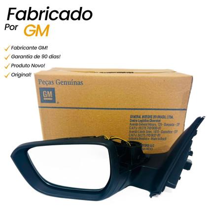 Imagem de Retrovisor Externo Esquerdo Motorista Chevrolet GM Onix Plus 2020 2021 2022 2023 Elétrico com Sensor Ponto Cego
