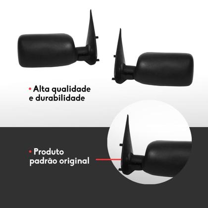 Retrovisor Fiat Uno 1984 a 2013 Preto Escolha o Lado - Blawer Imagem de Retrovisor Fiat Uno 1984 a 2013 Preto Escolha o Lado