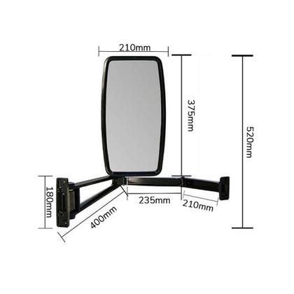 Imagem de Retrovisor Ford Cargo 2000 2001 2002 2003 Completo Plano Ld
