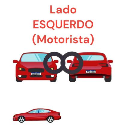 Imagem de Retrovisor Gol G3 G4 1999 a 2013 4 Portas Fixo