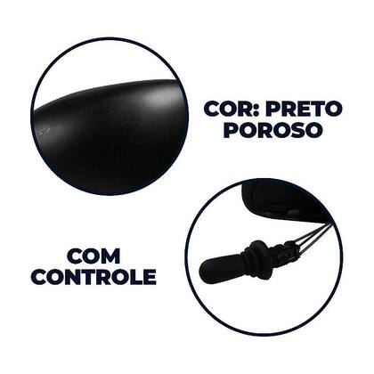 Imagem de Retrovisor Gol Saveiro Bola 4 portas 1995 1999 com controle