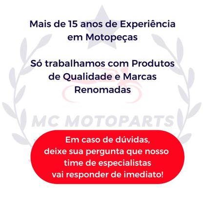 Imagem de Retrovisor GVS Kawasaki Z400 Giro 360 Lente Convexa Azul Rosca Yamaha