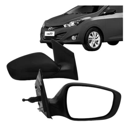 Imagem de Retrovisor Hb20 2012 /13/14/15 e 16 Manual C/c (Sem Seta)