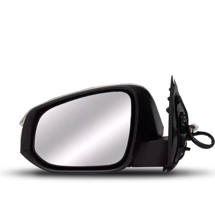 Imagem de Retrovisor Hilux Srv 2016  2017 Elétrico Retrátil Com Pisca Capa Cromada