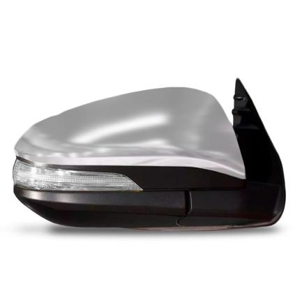 Imagem de Retrovisor Hilux Srv 2016  2017 Elétrico Retrátil Com Pisca Capa Cromada