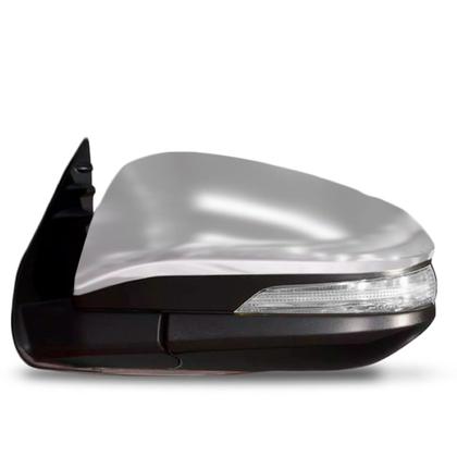 Imagem de Retrovisor Hilux Srv 2016  2017 Elétrico Retrátil Com Pisca Capa Cromada