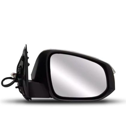 Imagem de Retrovisor Hilux Srv 2016  2017 Elétrico Retrátil Com Pisca Capa Cromada