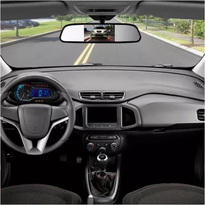Imagem de Retrovisor Interno Espelho Tela 4.3 Polegadas Lcd E-tech