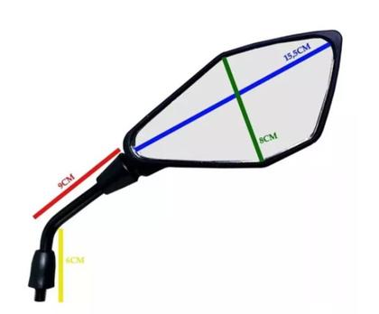 Retrovisor kawaski z400 (1200mm) - atec Imagem de Retrovisor kawaski z400 (1200mm)