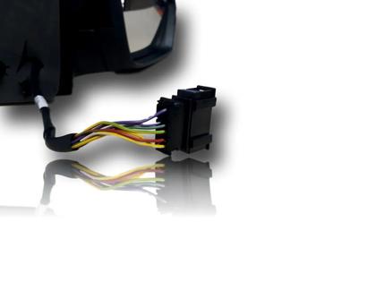 Imagem de Retrovisor Lado Direito eletrico Tilt Down Texturizado VW Gol G6 12/... EB850