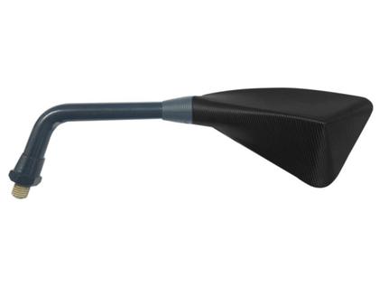 Imagem de Retrovisor Moto Esportivo Semelhante Rizoma  Rosca Universal Honda Preto Em Aço  Par  AWA