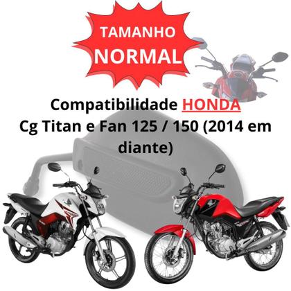 Retrovisor Moto Titan 125 150 Par Padrão Honda 160 Tamanho Normal - AWA Imagem de Retrovisor Moto Titan 125 150 Par Padrão Honda 160 Tamanho Normal