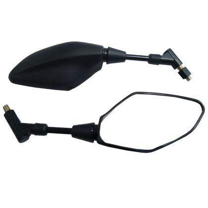 Imagem de Retrovisor Mt03 Mt07 Mt09 Honda Yamaha Giro 360 Par
