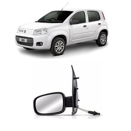 Imagem de Retrovisor Novo Uno 2010 a 2015 4 Portas com Controle Esquerdo Retrovex