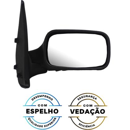 Imagem de Retrovisor Palio Siena Weekend 4 Portas 1996 a 2000 Sem Controle