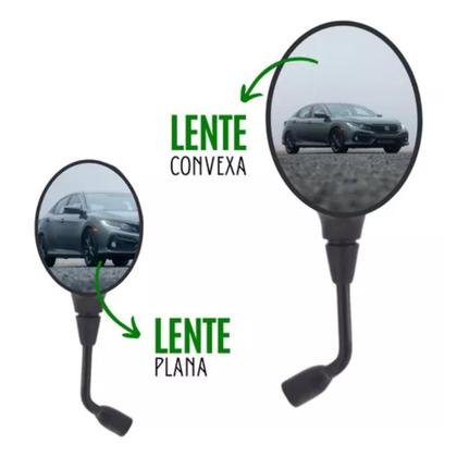 Retrovisor Par Gvs Premium Modelo Kawasaki Z400 Haste Longa 90