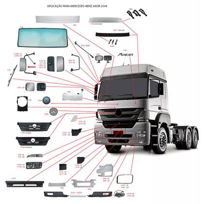 Imagem de Retrovisor Rampa Mb 1938S, Axor, Volvo FH - 9418101016