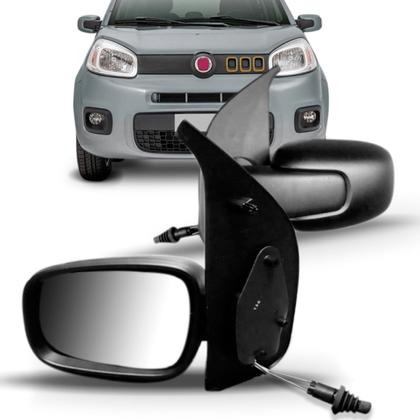 Imagem de Retrovisor uno 2015 2016 2017 2018 texturizado com controle