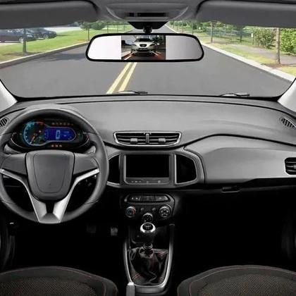 Imagem de Retrovisor Visor Espelho Tela Lcd Veicular e Câmera De Ré