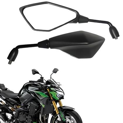 Imagem de Retrovisor Z400 Kawasaki Modelo Mini Rosca Honda 160 Start Esportivo