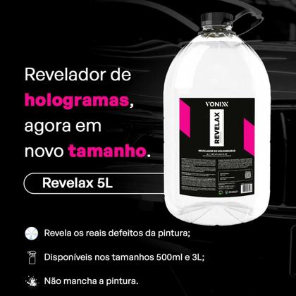 Imagem de Revelax Revelador Desmascarador De Hologramas de Superficies de Polimento Automotivo 5L