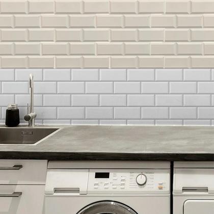 Imagem de Revestimento 3D Parede 50X50 Tendencia Cozinha Kit 14 Placas