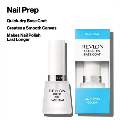 Imagem de Revestimento base de esmalte Revlon Quick Dry, resistente a lascas, 15 ml