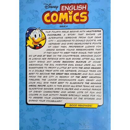 Imagem de Revista HQ Disney English Comics Vol 04 Quadrinhos em Inglês