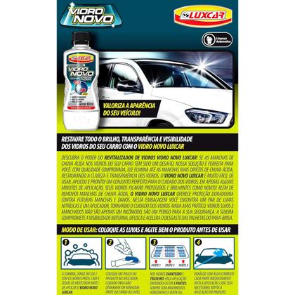 Imagem de Revitalizador De Vidros Vidro Novo Luxcar Remove Manchas