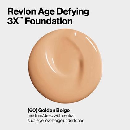 Imagem de Revlon Age Defying 3X Base Antienvelhecimento Cor 60 Golden