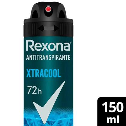 Imagem de Rexona Aerosol Masculino Xtracool 150ml Frescor Intenso