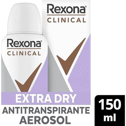Imagem de Rexona Clinical Desodorante Antitranspirante Aerosol Extra Dry 150ml