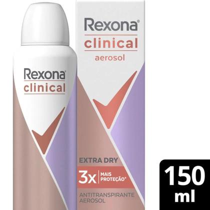 Imagem de Rexona Clinical Extra Dry Feminino Aerosol 150ml