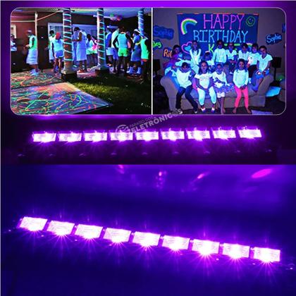 Imagem de Ribalta Luminária Luz Negra Ultravioleta 9 Leds Com Interruptor Liga/Desliga WS5806