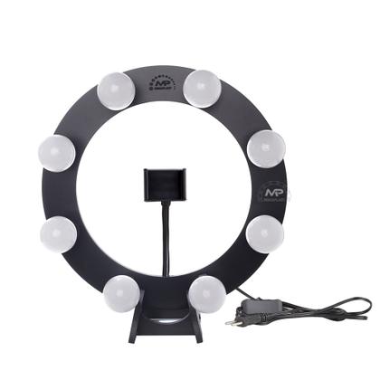 Imagem de Ring Light 08 Lâmpadas Led 2em1 + Tripé 1,50m + Kit Selfie