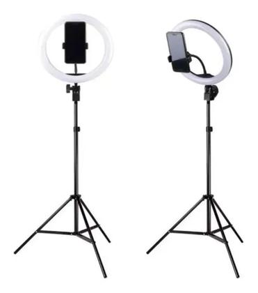Imagem de Ring Light  10 Polegadas com Tripé de 2.10mts e Suporte de Celular