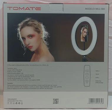 Imagem de Ring Light 10 Polegadas com Tripé Tomate MLG-080